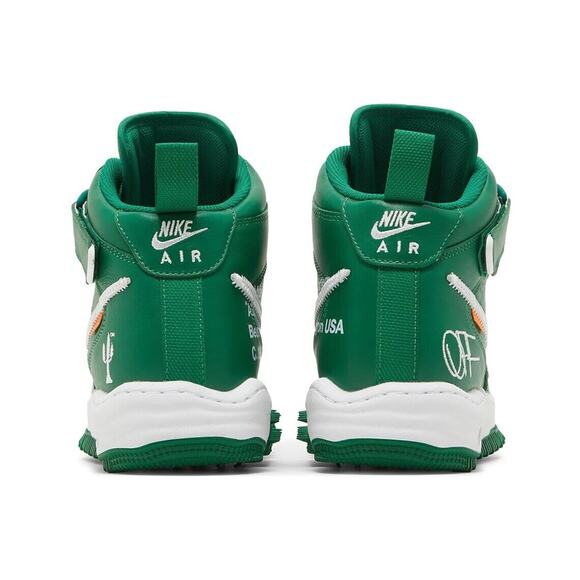SIZE 12 • NIKE AIR FORCE 1 MID X OFF-WHITE • PINE GREEN • CROSS-POSTED • FIRM main image 8